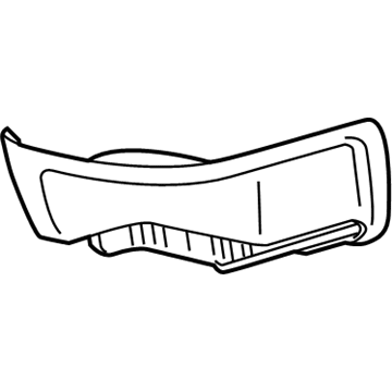 GM 22900987 Insert, Rear Bumper Step Pad