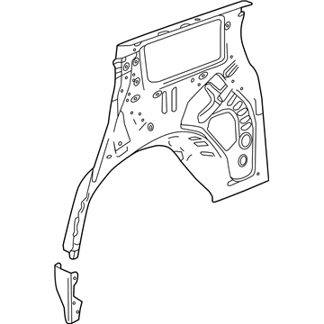 GMC 84089164 Inner Quarter Panel