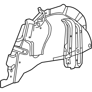 GM 84234216 Panel Assembly, Rear Wheelhouse Inner