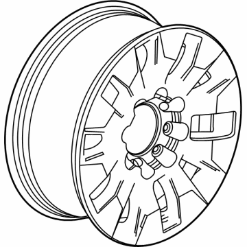 GM 84742719 Wheel, Front & Rr