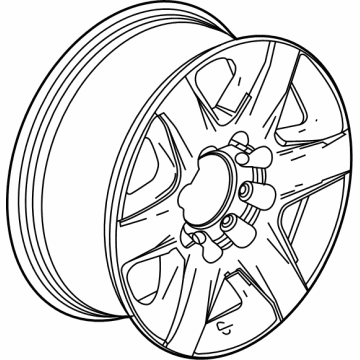 2023 Chevy Silverado 2500 HD Spare Wheel - 84742715