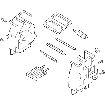 Chevy 96930889 Heater Assembly