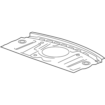 Cadillac 25996599 Package Tray Panel