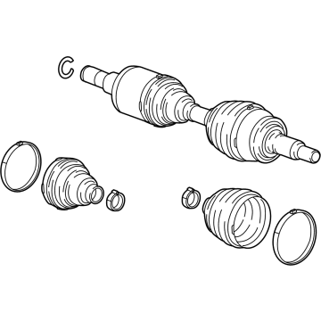 GM 84521700 SHAFT ASM-FRT WHL DRV HALF