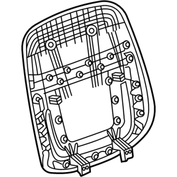 Cadillac 84812728 Seat Back Panel