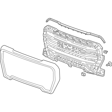 GM 84508681 Grille Kit, Front *Serv Primer