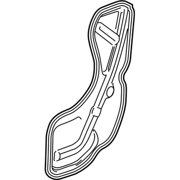 GM 23374286 Deflector Assembly, Auxiliary Rear Side Door Water