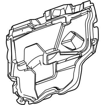 GM 25958440 Deflector Assembly, Front Side Door Water