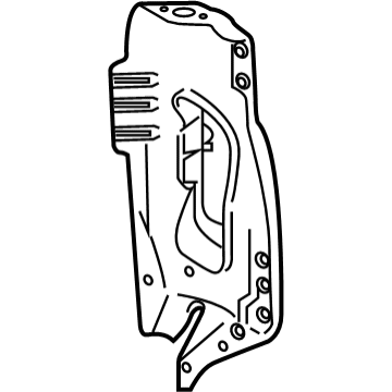 GM 84666936 Bracket Assembly, Body Si Frt Bpr Fascia