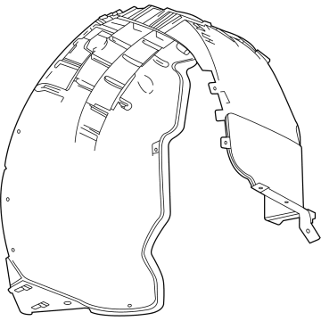 GM 84863635 Liner Assembly, Rear W/H *Generic Blac