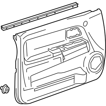 GMC 22759850 Door Trim Panel