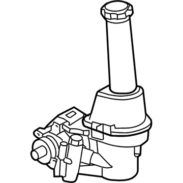 2006 Chevy Trailblazer EXT Power Steering Pump - 19418527