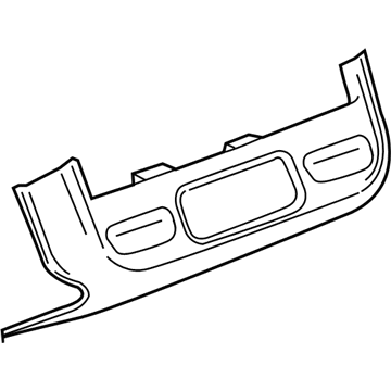 GM 23133768 Bezel Assembly, Instrument Panel Accessory *Black Carbon