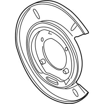 Chevy 92279002 Backing Plate