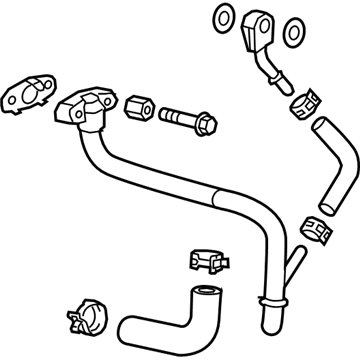 2014 Cadillac XTS Coolant Pipe - 12615958