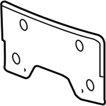 Chevy 15187335 License Bracket