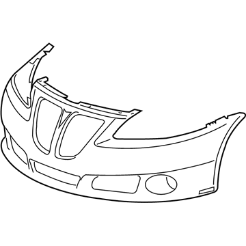 Pontiac 25876635 Bumper Cover