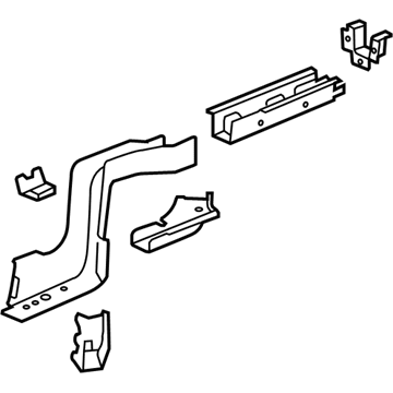 Cadillac 19120704 Rear Rail Assembly