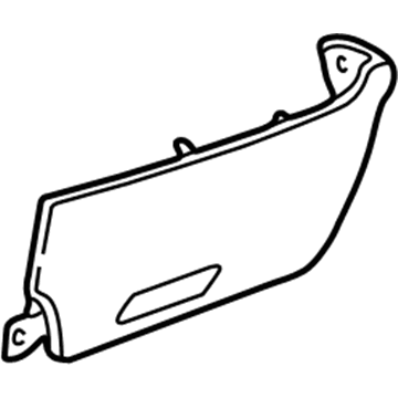 Chevy 15206936 Knee Bolster