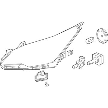 Buick 84109277 Headlamp Assembly