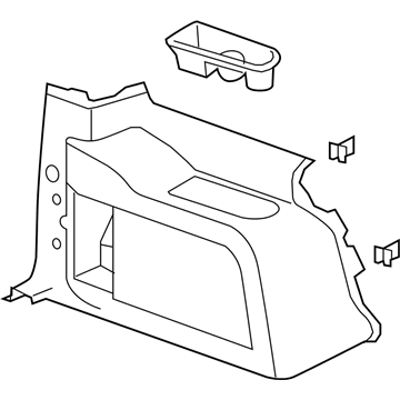 GM 20986764 Panel Assembly, Body Side Trim *Cashmere