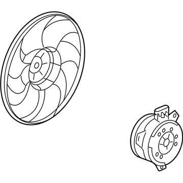 Cadillac 22747158 Fan & Motor