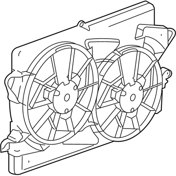 2019 Cadillac XTS Fan Shroud - 22747159