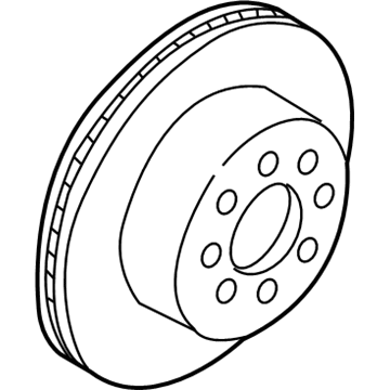 2004 Oldsmobile Bravada Brake Disc - 15134671