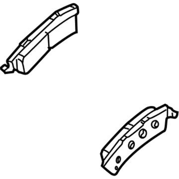 Chevy Trailblazer EXT Brake Pad - 19122385