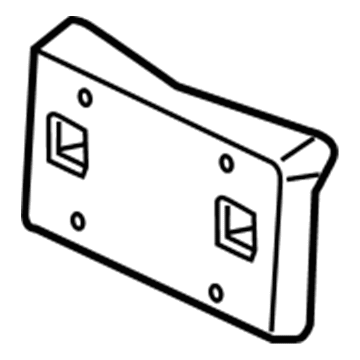 Chevy 23111885 License Bracket