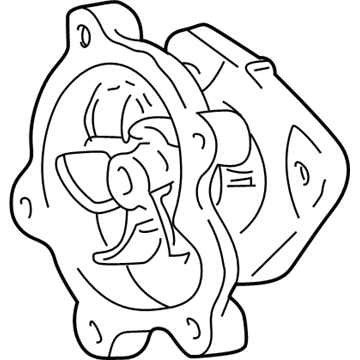 Chevy 89017311 Water Pump