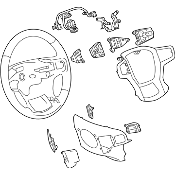 GM 85551813 WHEEL ASM-STRG *VY DK ATMOS