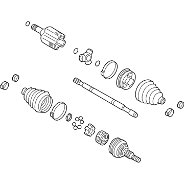 Chevy 19256587 Axle Assembly