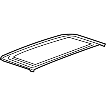 Chevy 84117735 Sunroof Glass