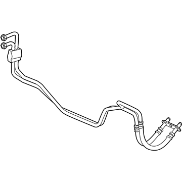 2006 Saturn Vue Automatic Transmission Oil Cooler Line - 15842510