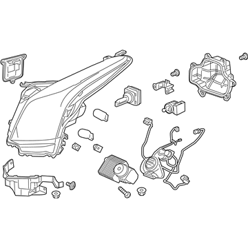 Cadillac 23331289 Headlamp Assembly