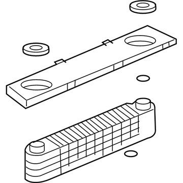 2000 Cadillac Catera Oil Cooler - 93176626