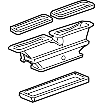 GM 22627196 Duct, Windshield Defroster Nozzle