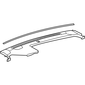 GM 84685070 Extension Assembly, I/P *Cocoa