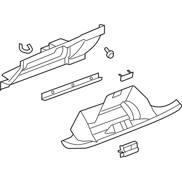 Cadillac 25965502 Glove Box Assembly