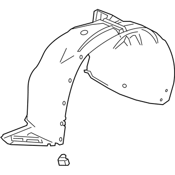 GM 84604306 Liner Assembly, Front W/H