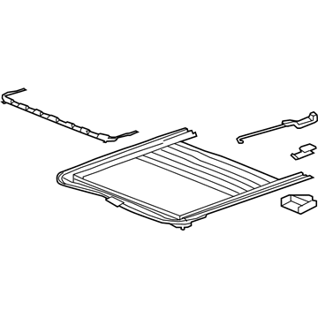 Chevy 15781058 Sunroof Frame