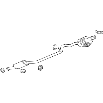 GM 84939878 Muffler Assembly, Exh (W/ Exh Pipe)