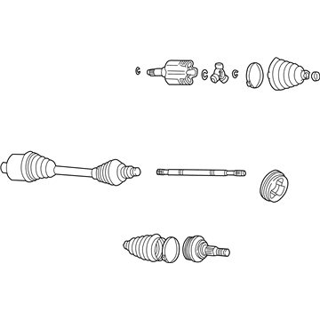 Oldsmobile 23191340 Axle Assembly