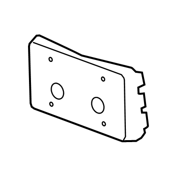 GM 84931994 Bracket, Front Lic Plt