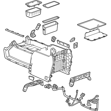 GMC 84288046 Console Assembly