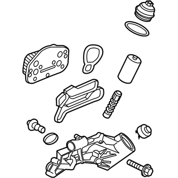 GM 25199751 Cooler Kit, Engine Oil