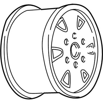 GMC 9592244 Wheel