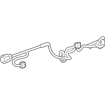 GM 15123348 Harness Assembly, Rear License Plate Lamp Wiring