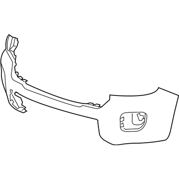 GMC 23484645 Bumper Cover